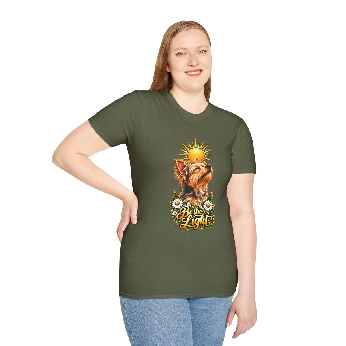 Be the Light - Yorkshire Terrier - Supersoft Unisex T-shirt