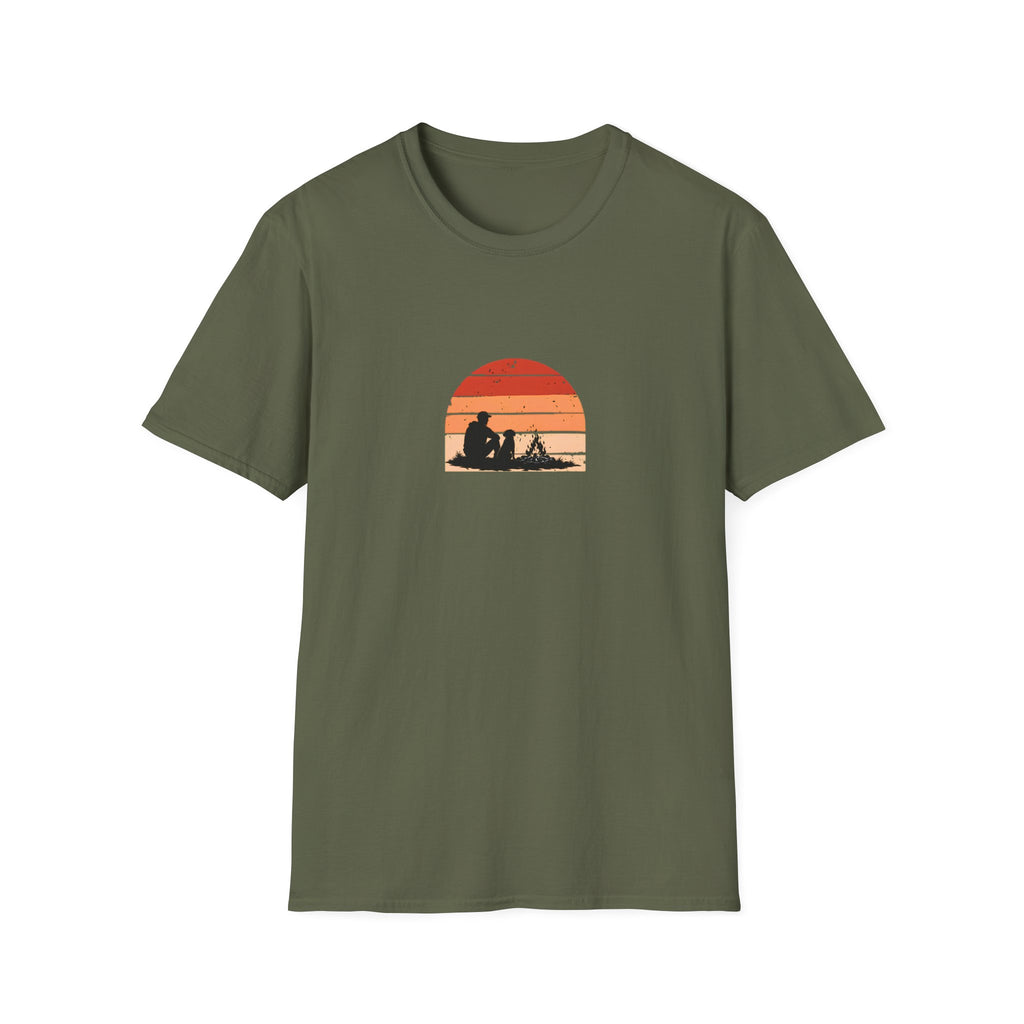 Campfire, Dog & Absolutely Nowhere Else to Be –  Supersoft Unisex T-Shirt