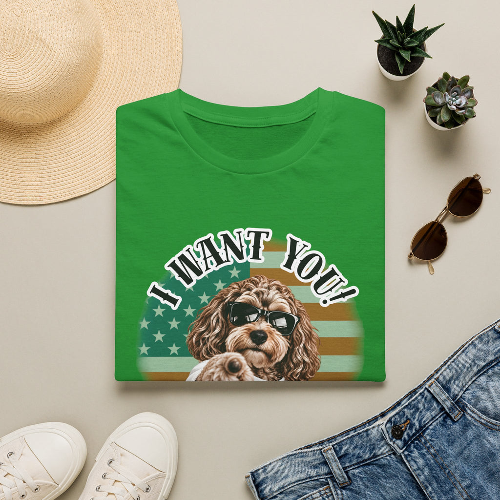 I WANT YOU!...To Pay the Cheese Tax! – Cockapoo - Supersoft Unisex T-shirt
