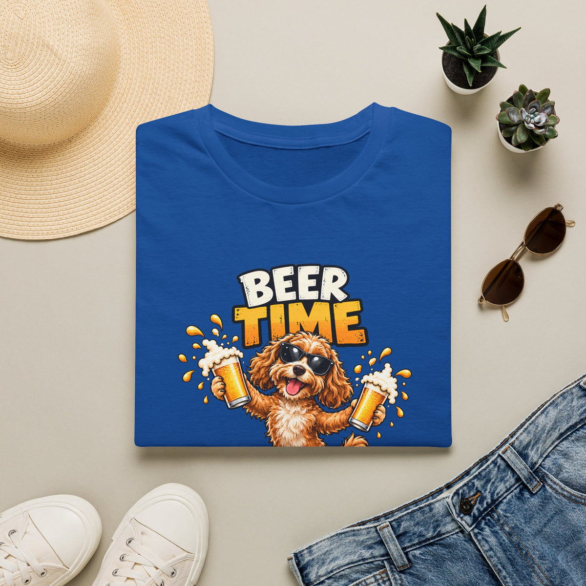 Beer Time, Madafakas! – Cockapoo - Supersoft Unisex T-shirt