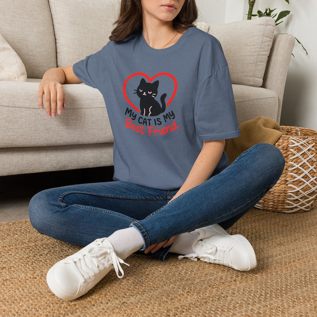 My Cat Is My Best Friend Cat –  Supersoft Unisex T-Shirt
