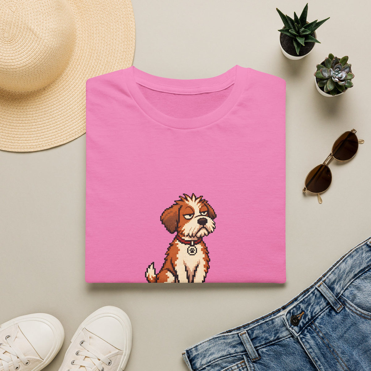 Grumpy Dog 2 - Meet Grumpy Dog –  Supersoft Unisex T-Shirt
