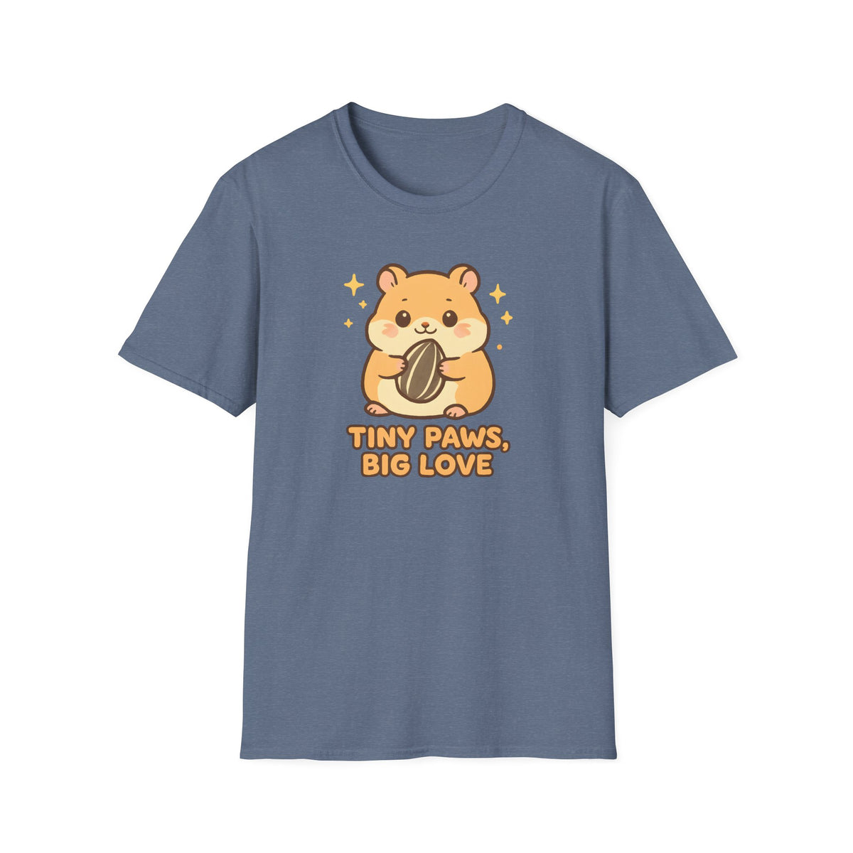 Tiny Paws, Big Love Hamster Cute Kawaii –  Supersoft Unisex T-Shirt