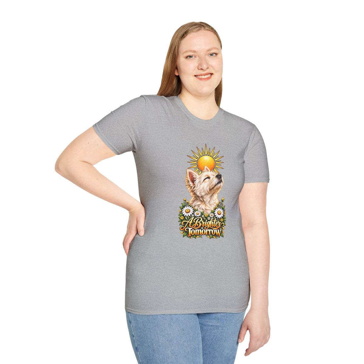 A Brighter Tomorrow - West Highland Terrier - Supersoft Unisex T-shirt