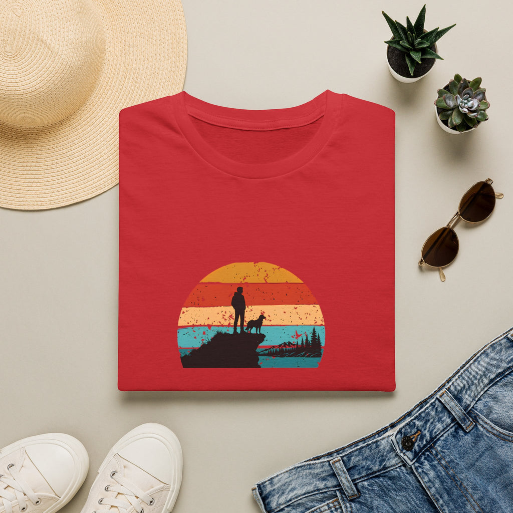 The Best View Comes With a Dog –  Supersoft Unisex T-Shirt