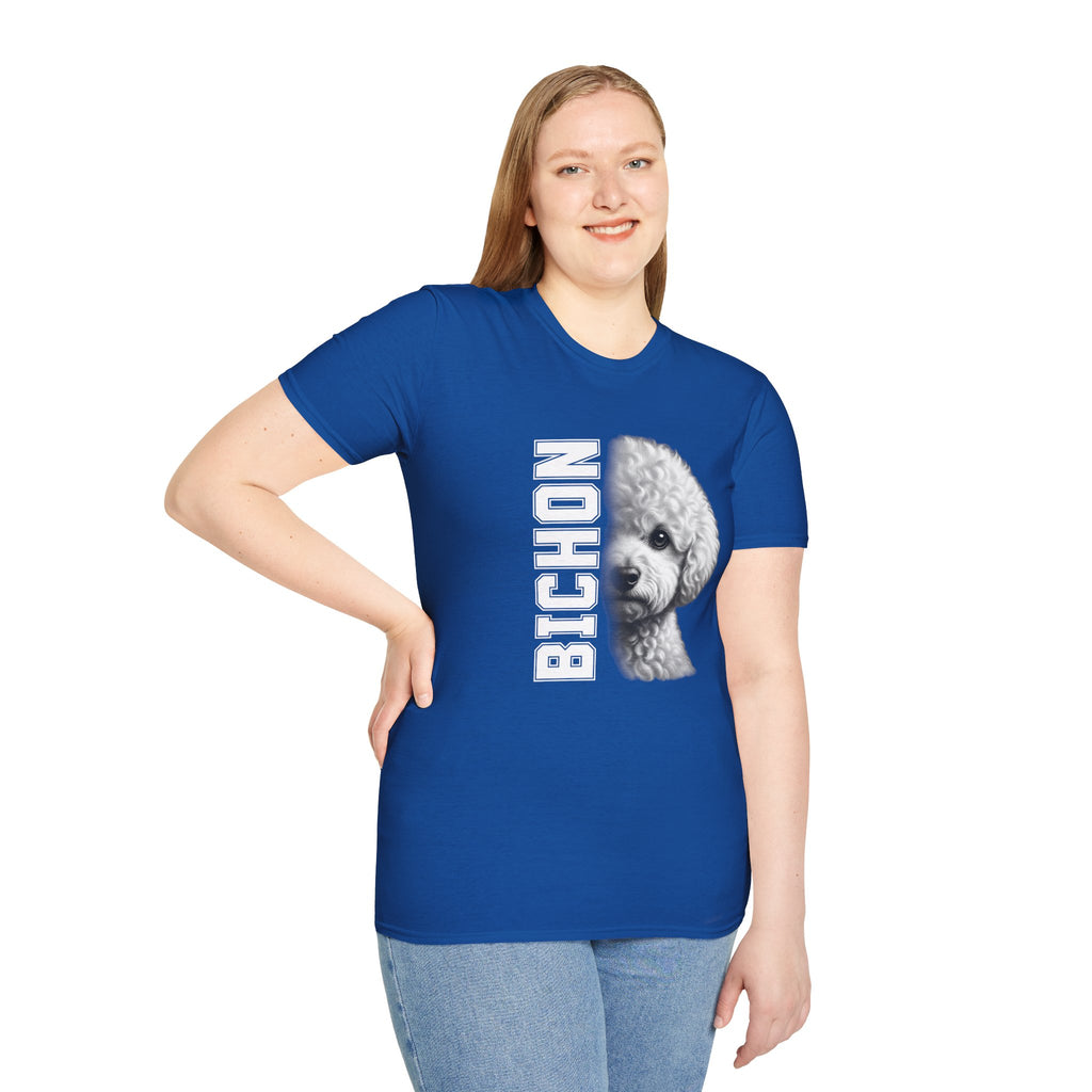 Bichon Frise On Duty - Supersoft Unisex T-shirt