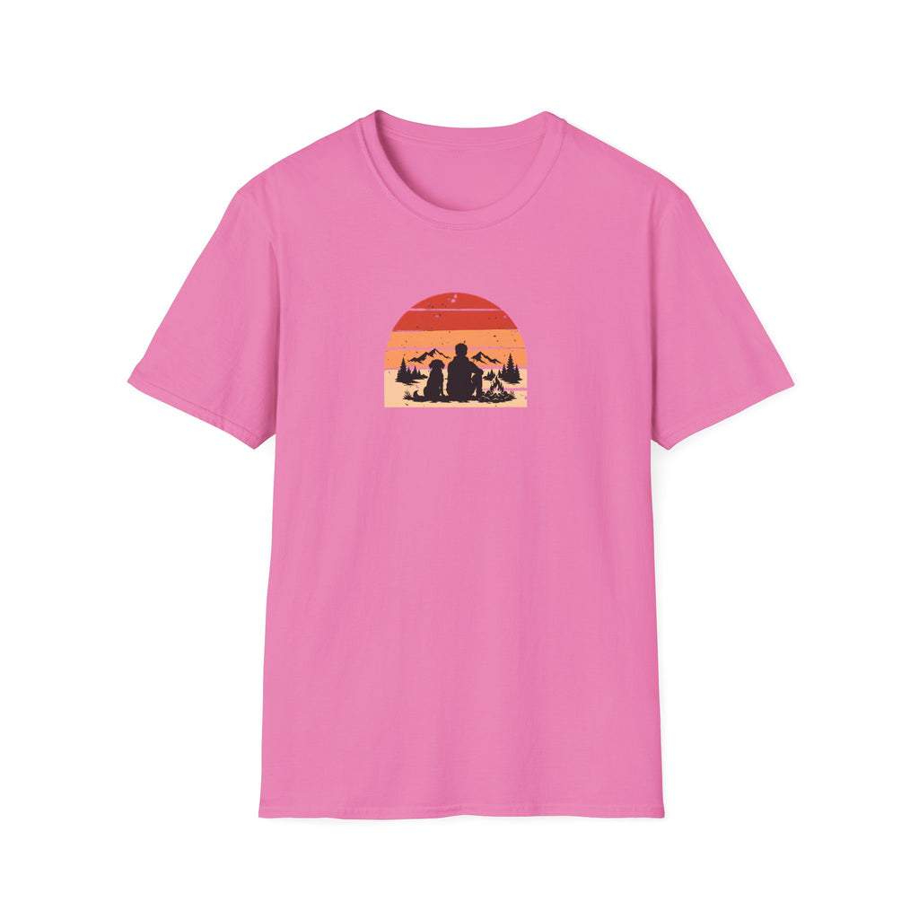 Campfires, Mountains & My Best Friend –  Supersoft Unisex T-Shirt