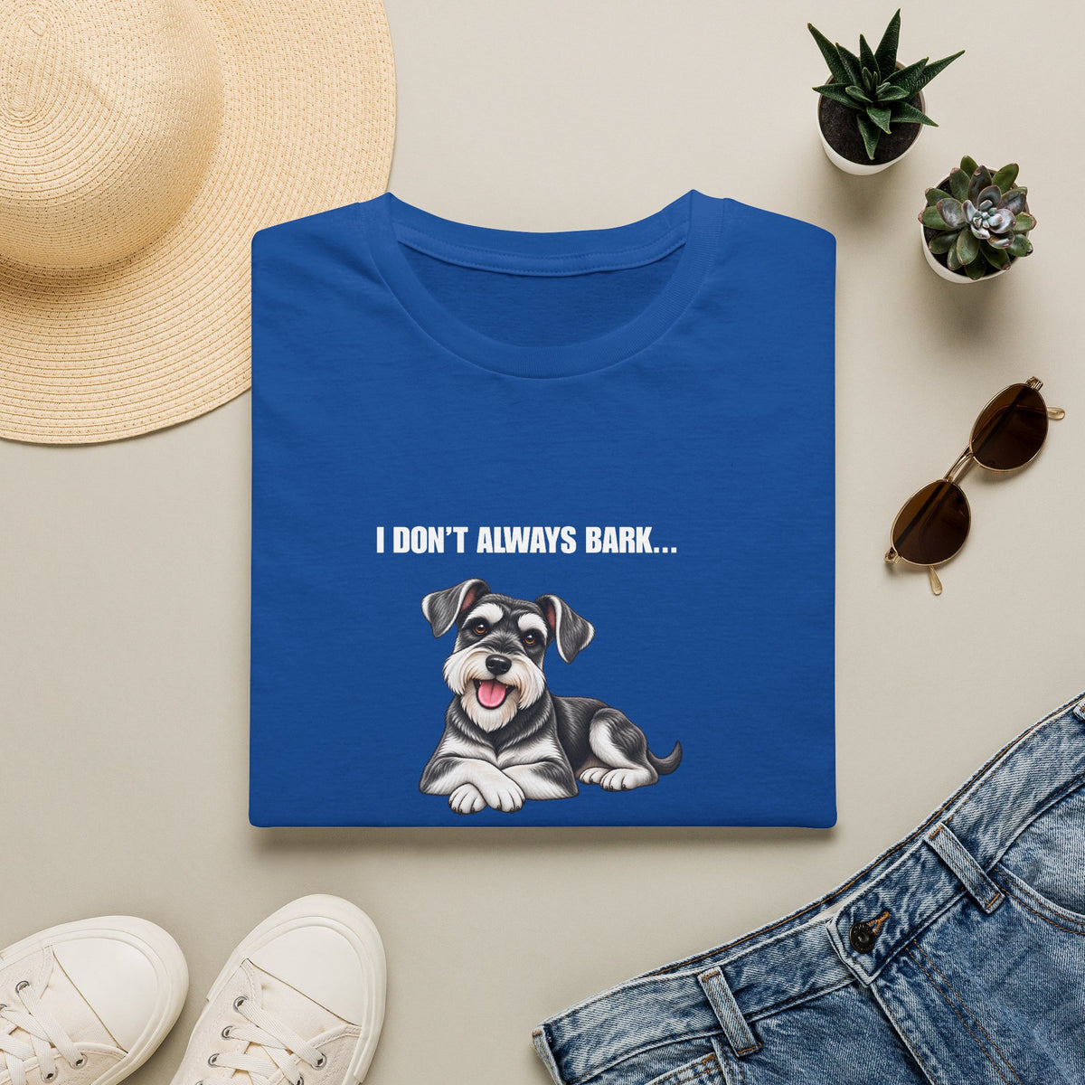 I Don’t Always Bark…But When I Do, Everyone Knows - Miniature Schnauzer Supersoft Unisex T-Shirt