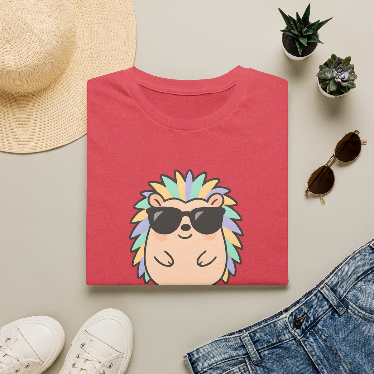 Feeling Sharp Hedgehog –  Supersoft Unisex T-Shirt