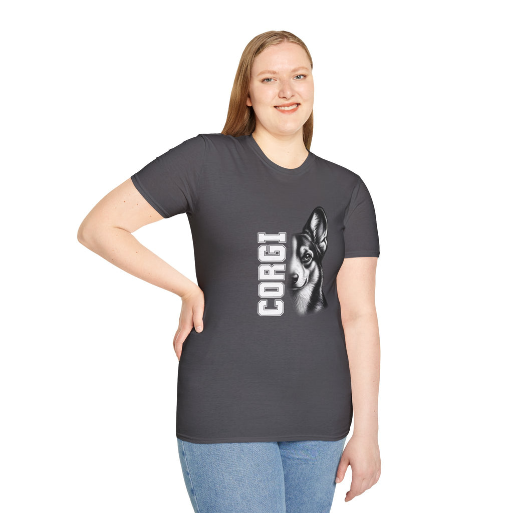 Corgi On Duty - Supersoft Unisex T-shirt