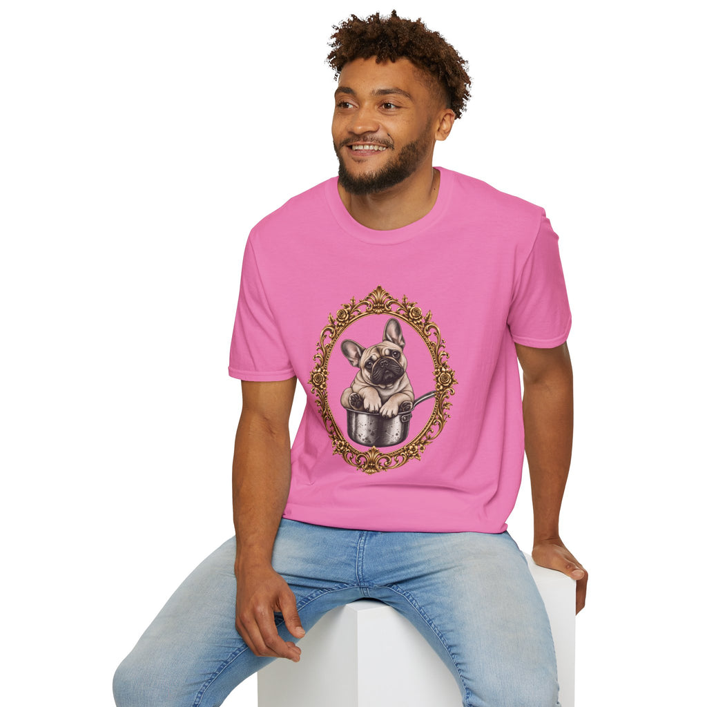 The Duke of Dinner – French Bulldog - Supersoft Unisex T-shirt