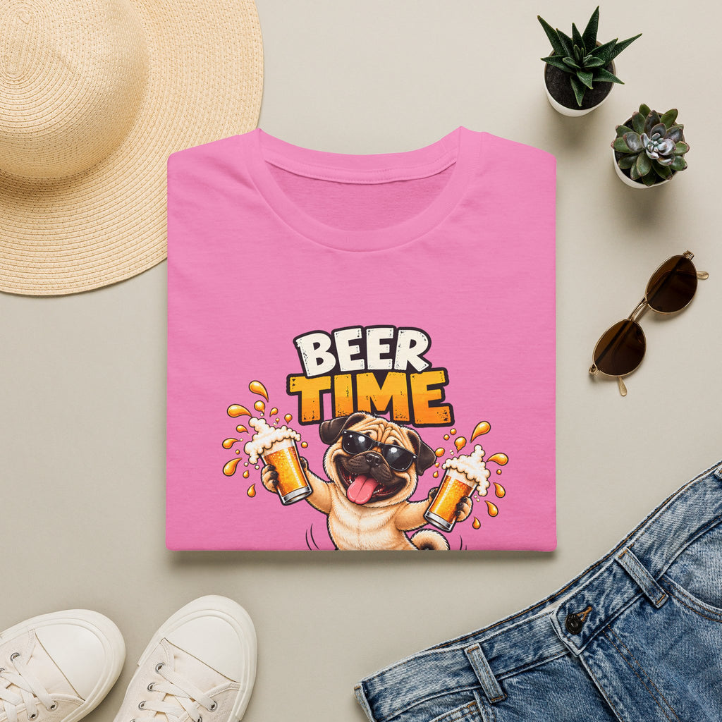 Beer Time, Madafakas! – Pug - Supersoft Unisex T-shirt