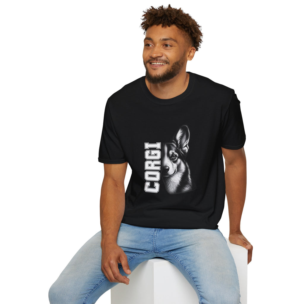 Corgi On Duty - Supersoft Unisex T-shirt