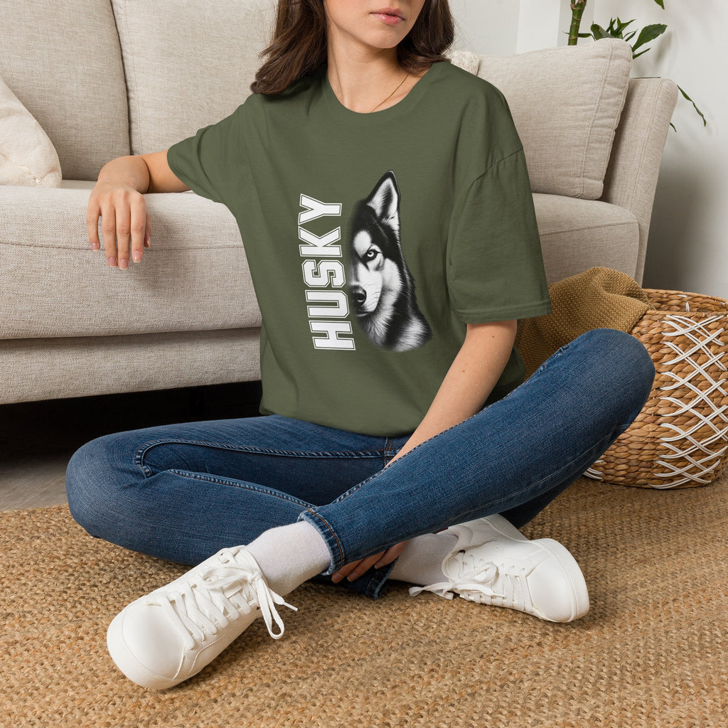 Siberian Husky On Duty - Supersoft Unisex T-shirt