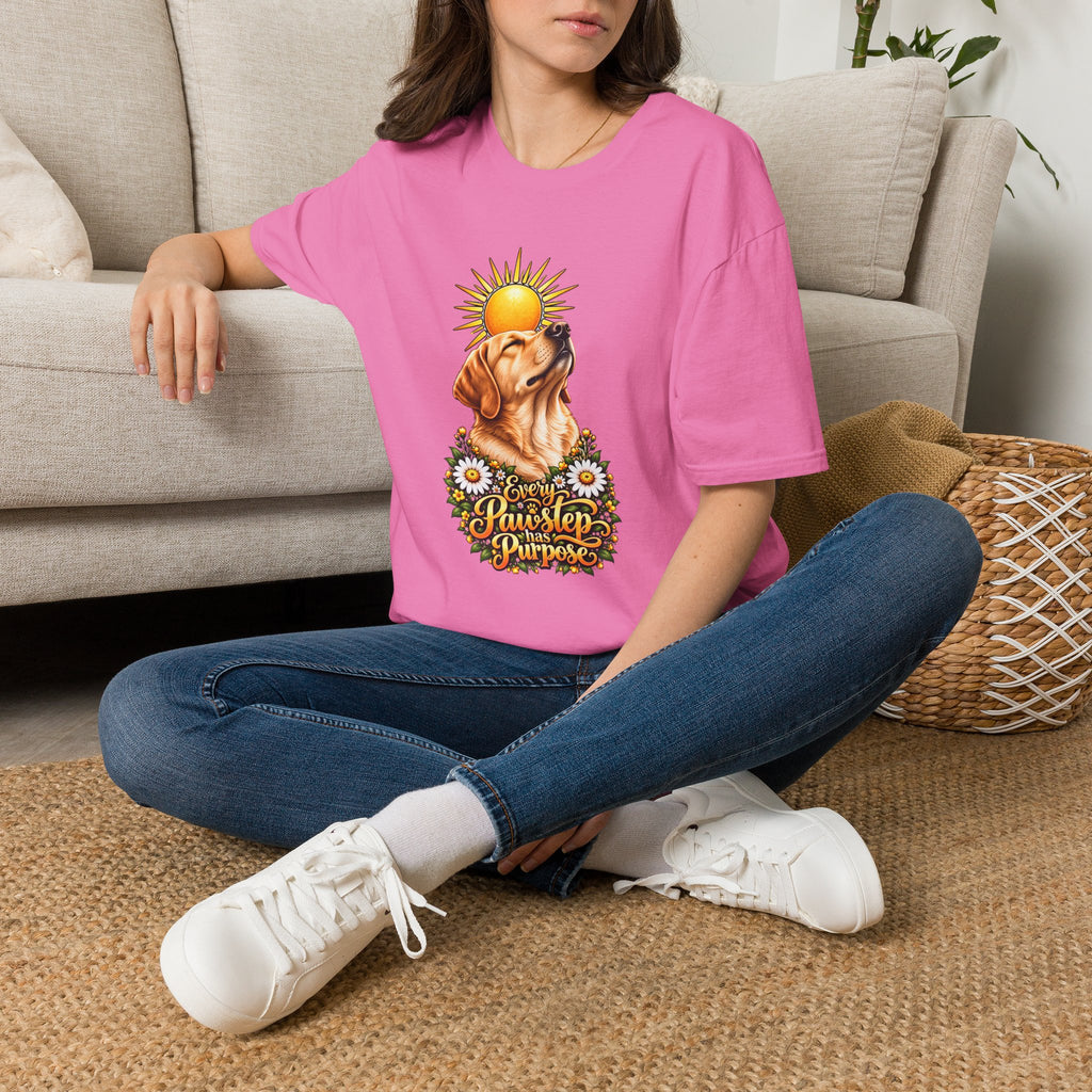 Every Pawstep Has Purpose - Labrador - Supersoft Unisex T-shirt