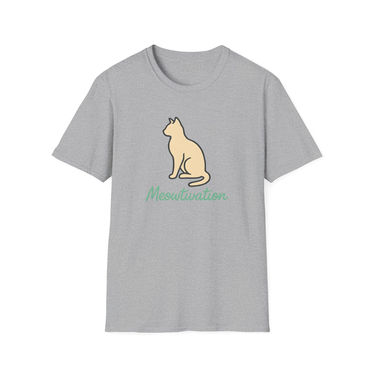 Meow-tivation Cat –  Supersoft Unisex T-Shirt