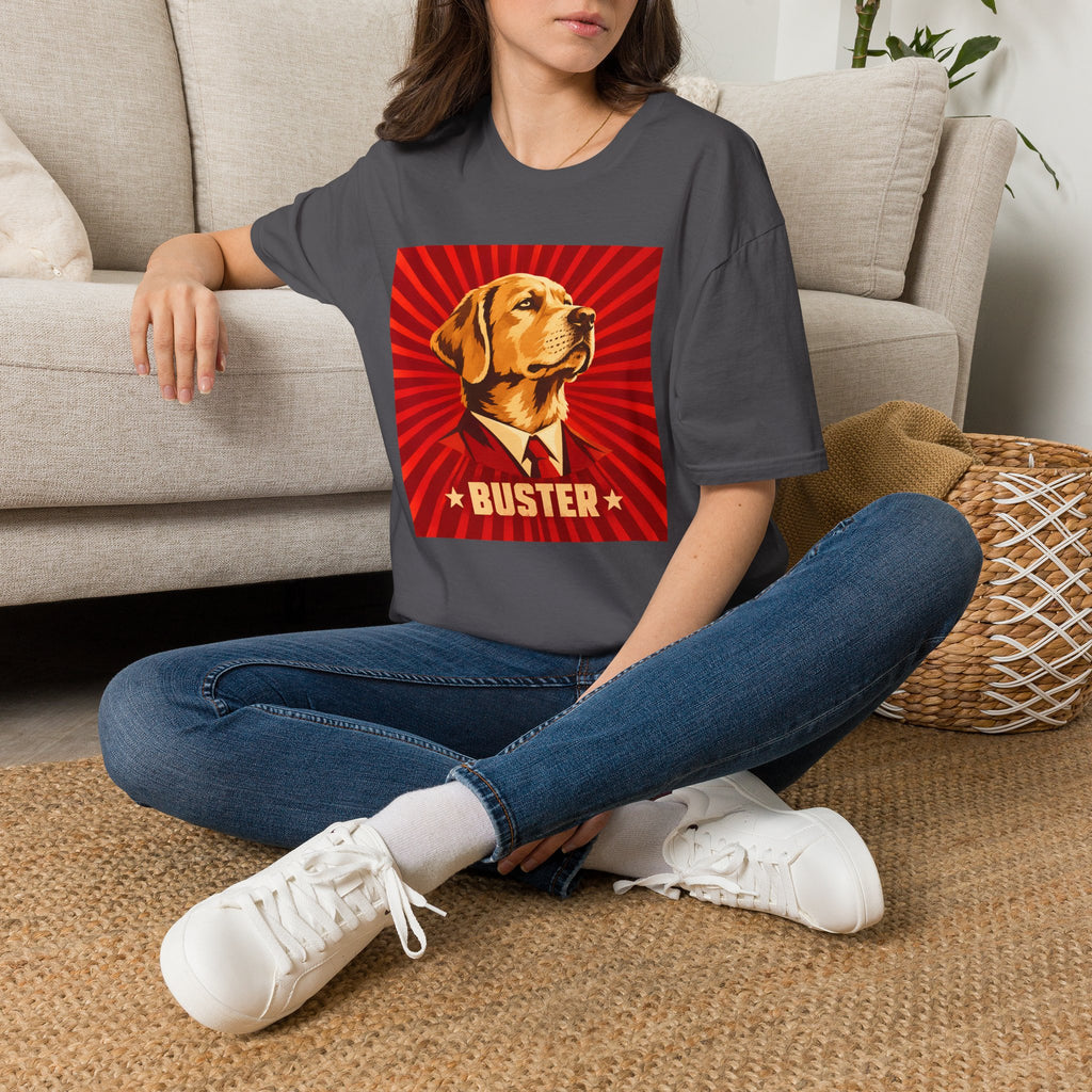 First Comrade Buster – Supreme Leader of the Biscuit Revolution - Supersoft Unisex T-shirt
