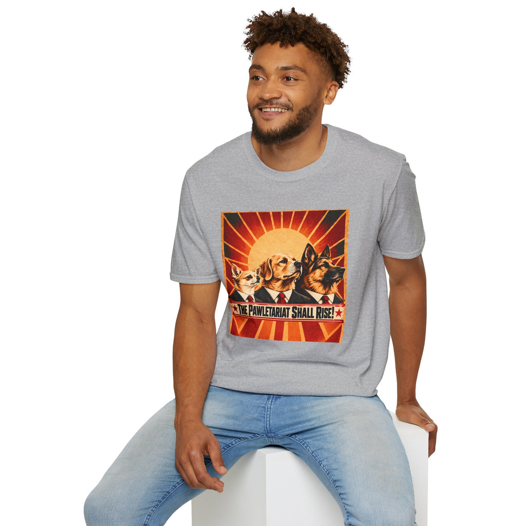The Pawletariat Shall Rise! – The Great Biscuit Revolution - Supersoft Unisex T-shirt