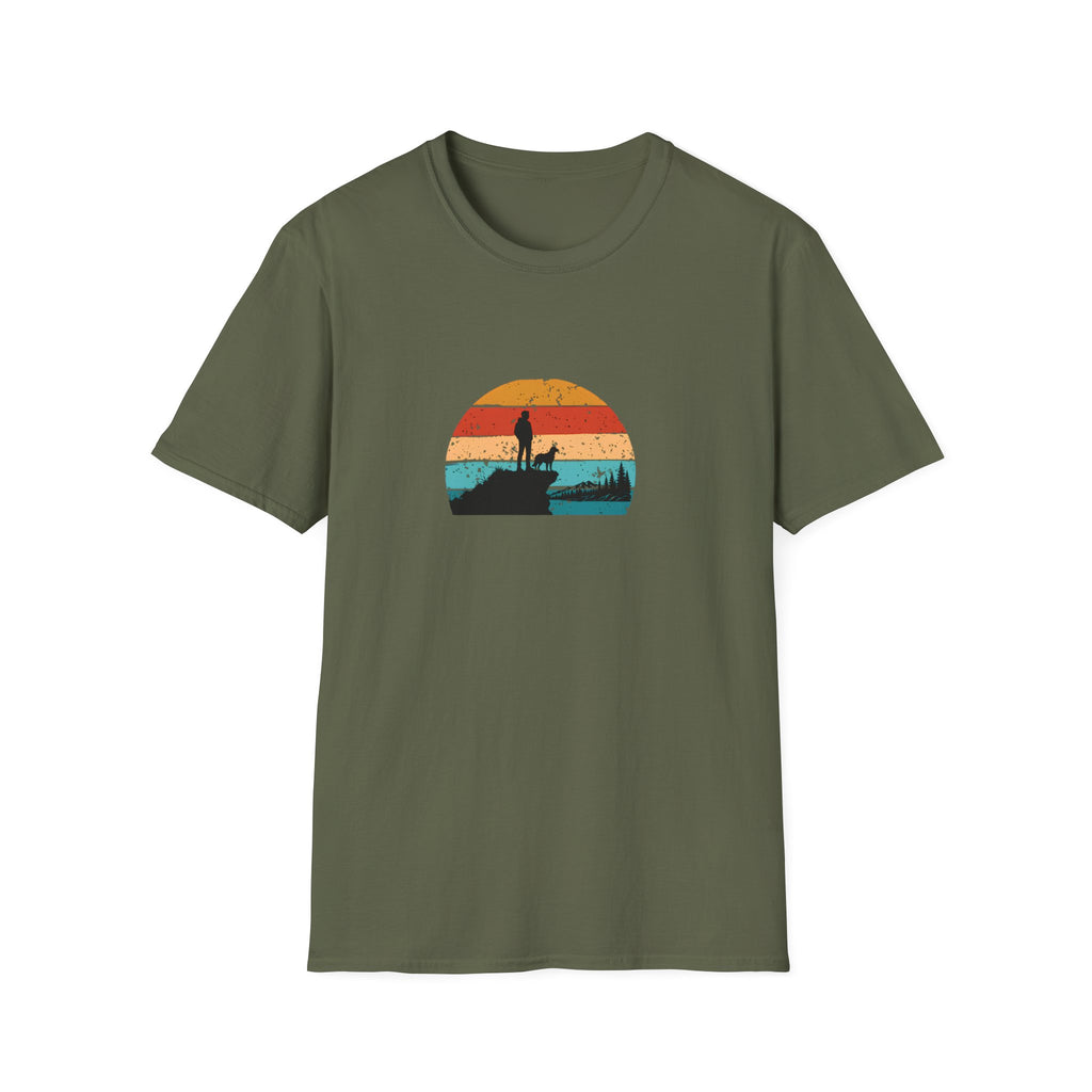 The Best View Comes With a Dog –  Supersoft Unisex T-Shirt