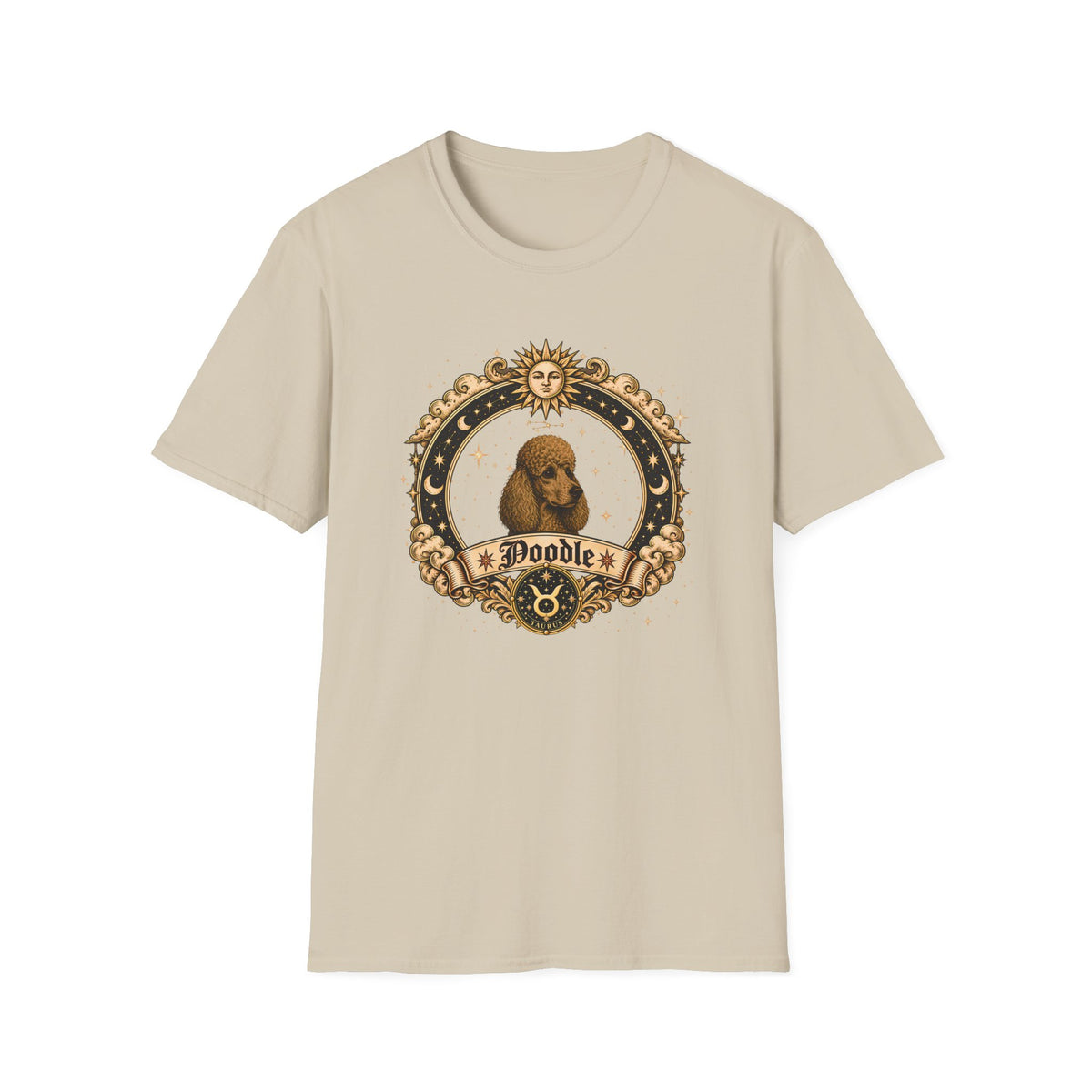 Zodiac Taurus Poodle - Dog Horoscope Star Sign - Supersoft Unisex Funny T-shirt