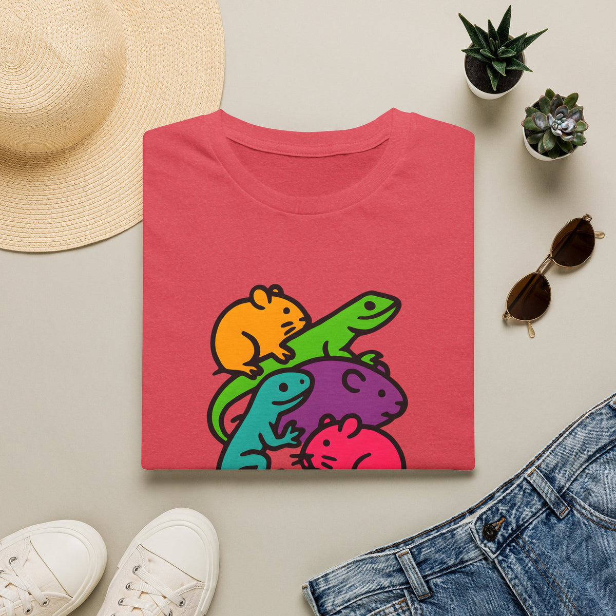 Colourful Animals –  Supersoft Unisex T-Shirt