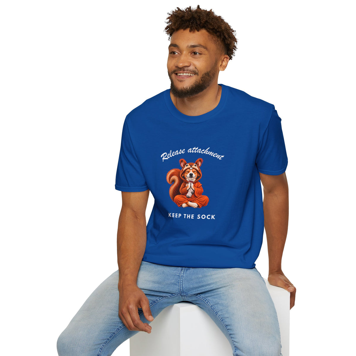Good Boy's Guide to Enlightenment – Release Attachment, Keep the Sock –  Supersoft Unisex T-Shirt