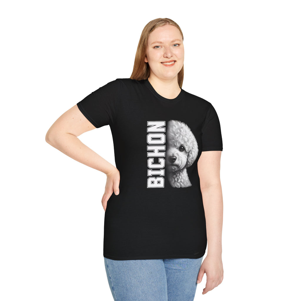 Bichon Frise On Duty - Supersoft Unisex T-shirt