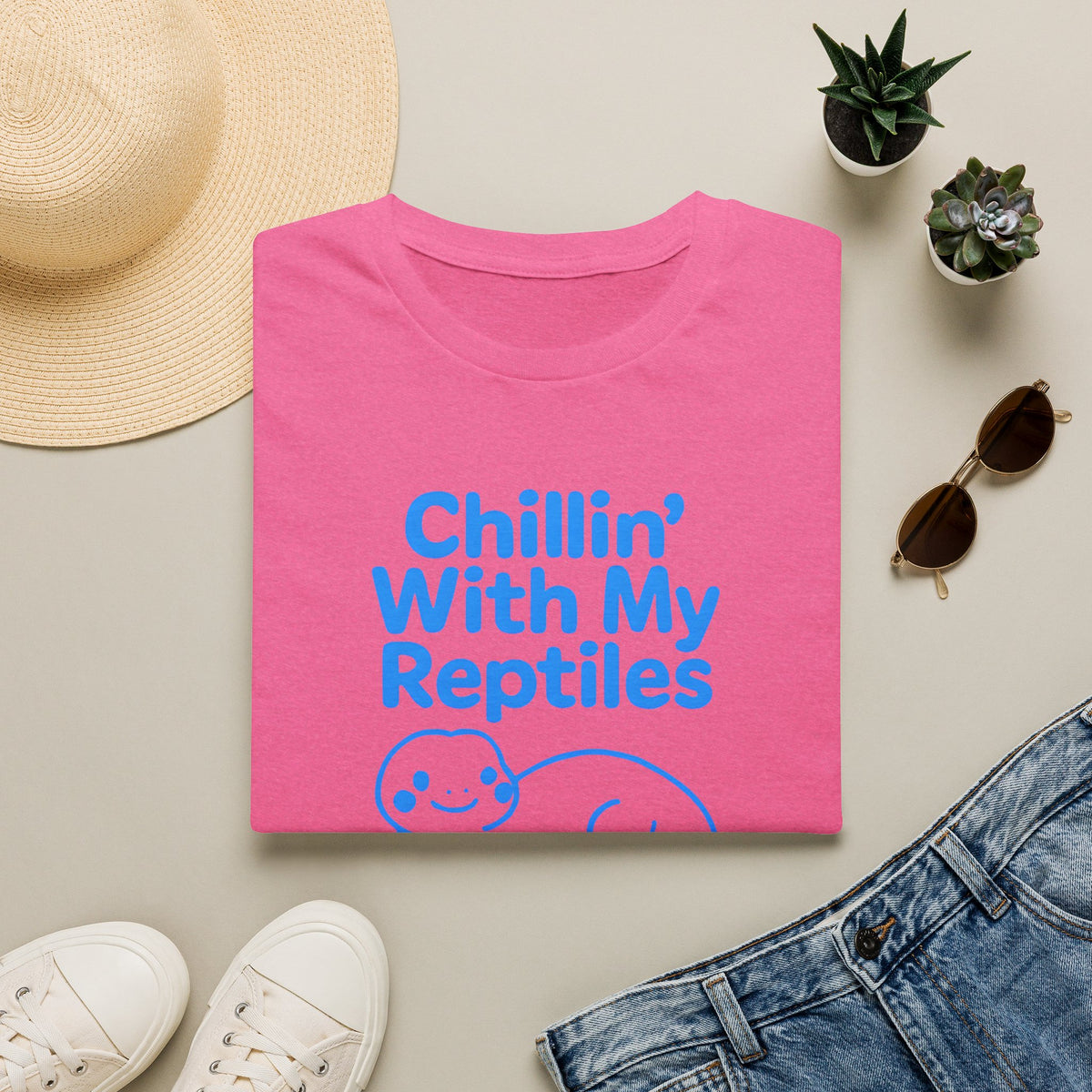 Chillin' With My Reptiles –  Supersoft Unisex T-Shirt