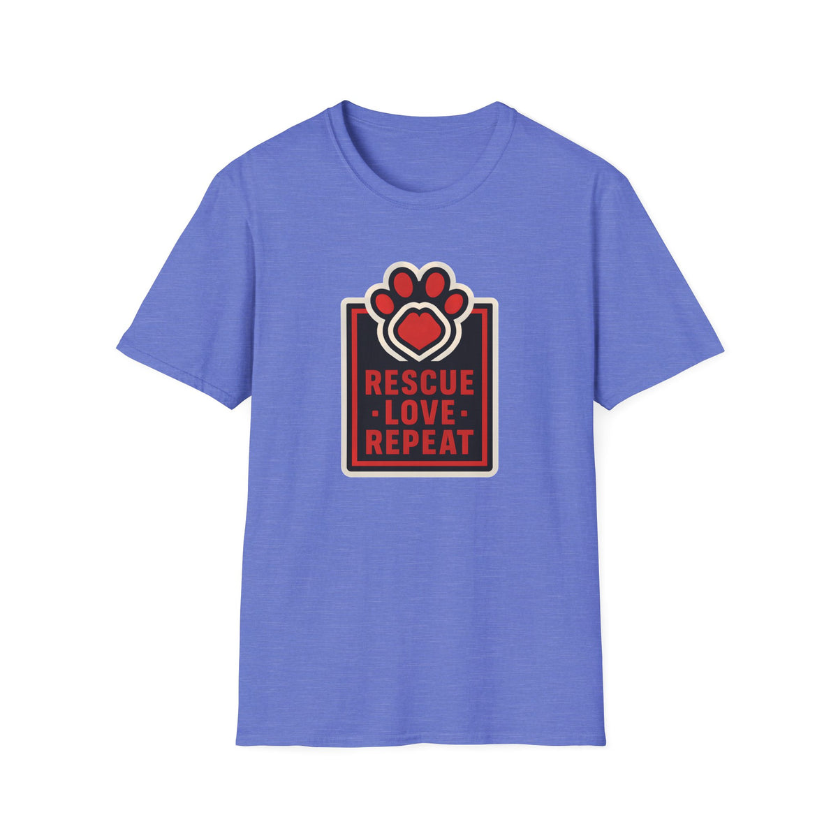 Rescue Love Repeat –  Supersoft Unisex T-Shirt