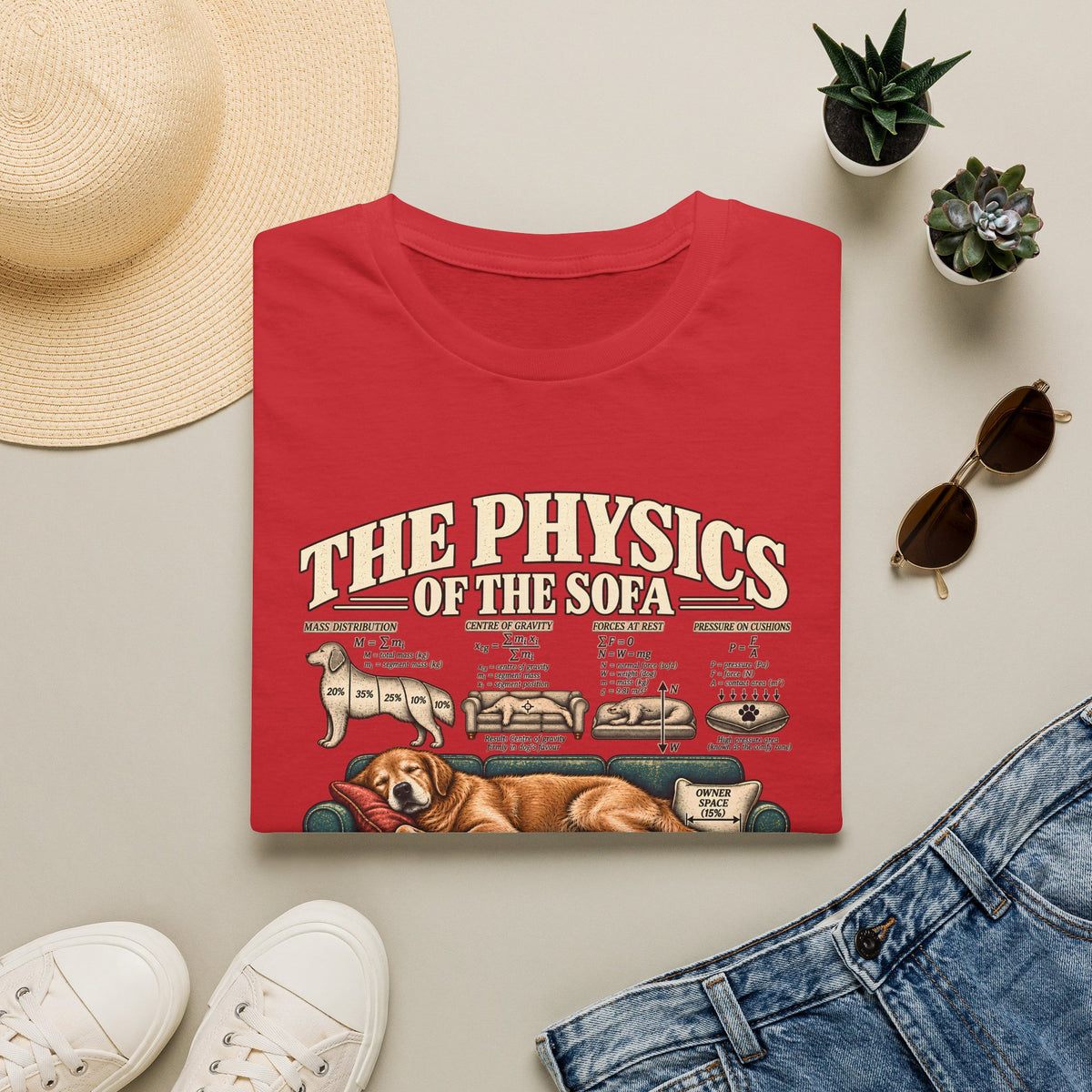 The Physics of the Sofa T-Shirt –  Supersoft Unisex T-Shirt
