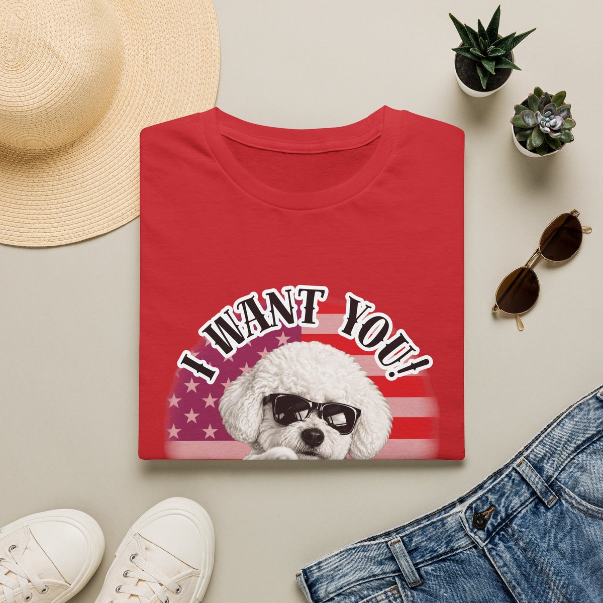 I WANT YOU!...To Drop The Sausage! – Bichon Frise - Supersoft Unisex T-shirt