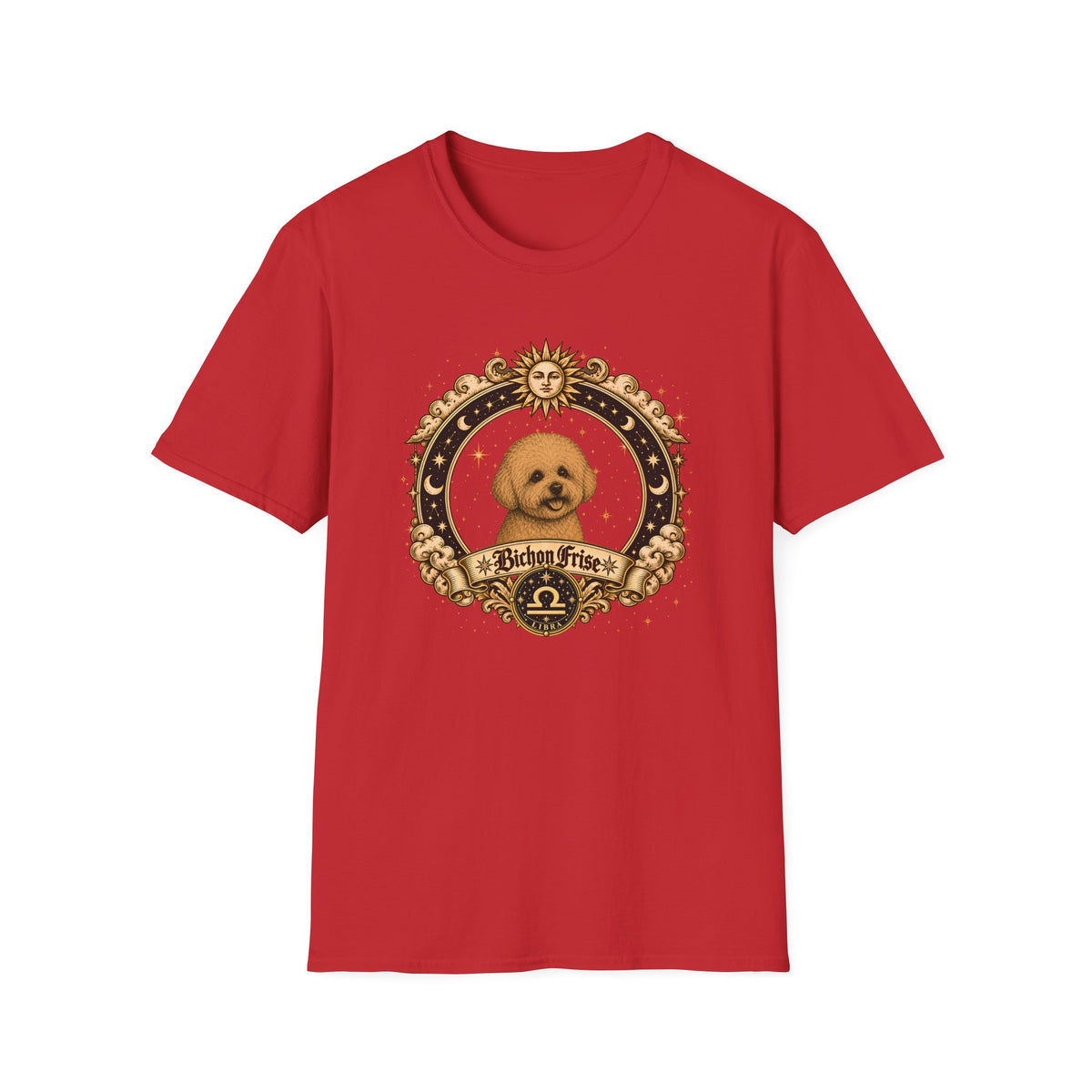Zodiac Libra Bichon Frise - Dog Horoscope Star Sign - Supersoft Unisex T-shirt