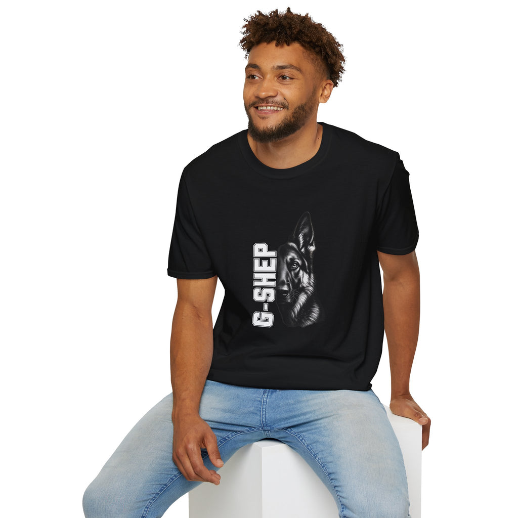 German Shepherd On Duty - Supersoft Unisex T-shirt
