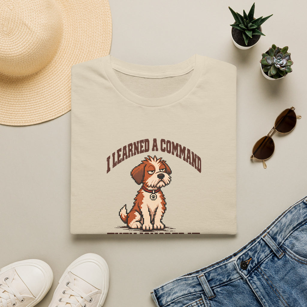 Grumpy Dog 2 - I Learned a Command Then Ignored It –  Supersoft Unisex T-Shirt