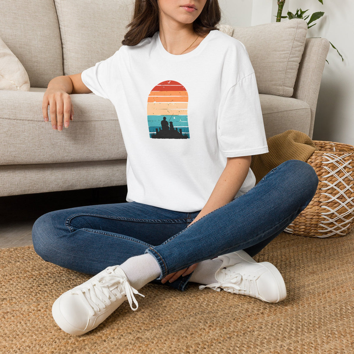 Just Me, My Dog & the Water –  Supersoft Unisex T-Shirt