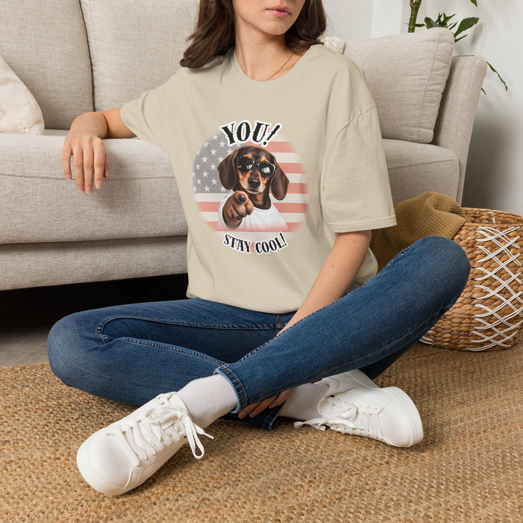 YOU!...Stay Cool! – Dachshund - Supersoft Unisex T-shirt