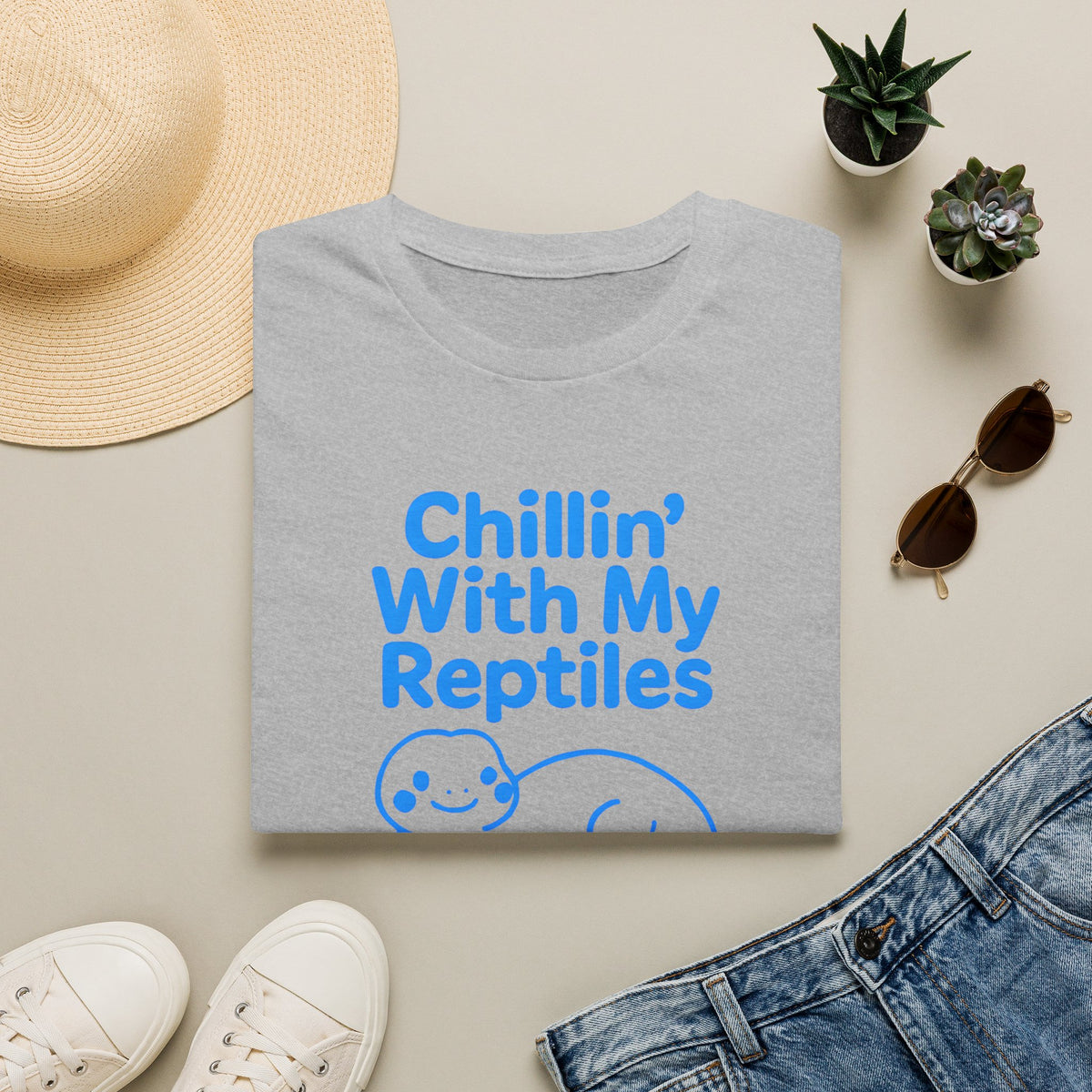 Chillin' With My Reptiles –  Supersoft Unisex T-Shirt