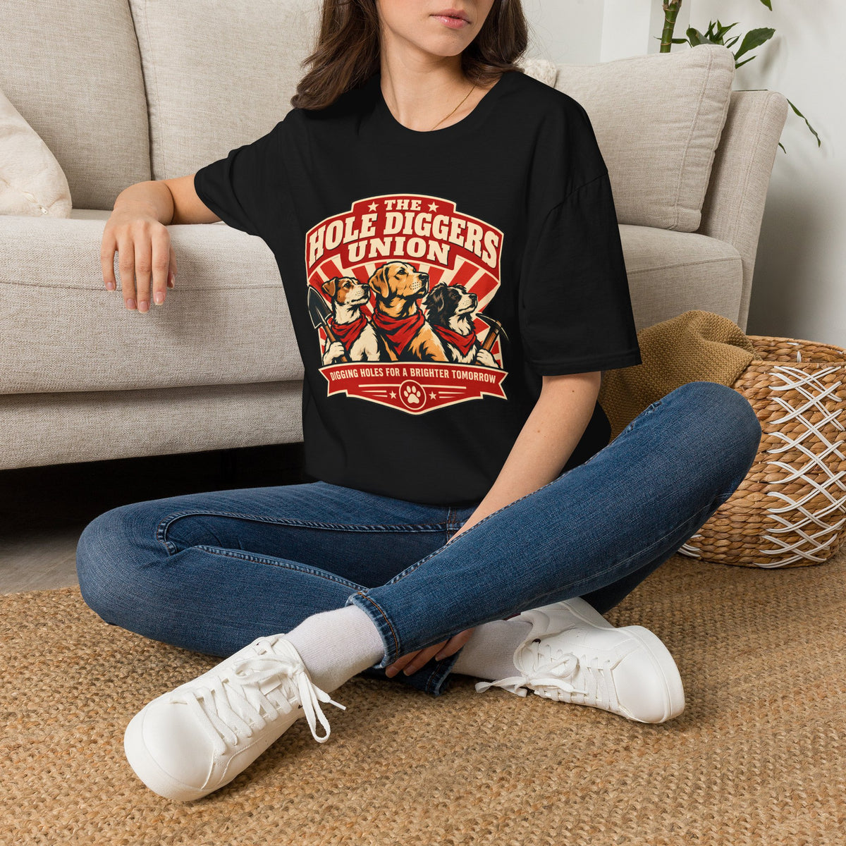 The Hole Diggers Union - Supersoft Unisex T-shirt