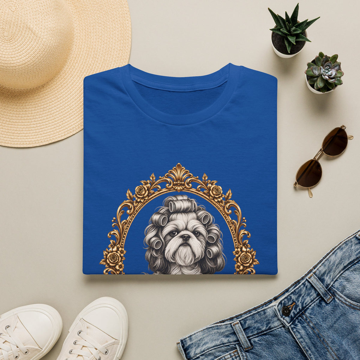 Lady Fluffington – Shih Tzu - Supersoft Unisex T-shirt
