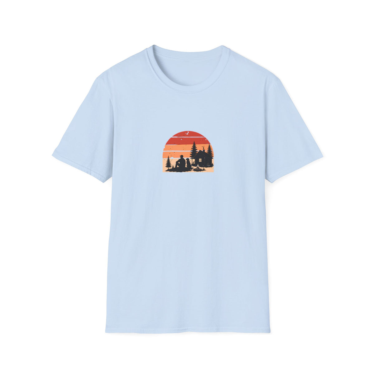 Cabin, Campfire & My Best Friend –  Supersoft Unisex T-Shirt