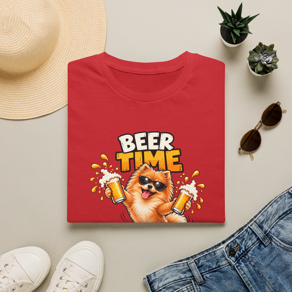 Beer Time, Madafakas! – Pomeranian - Supersoft Unisex T-shirt