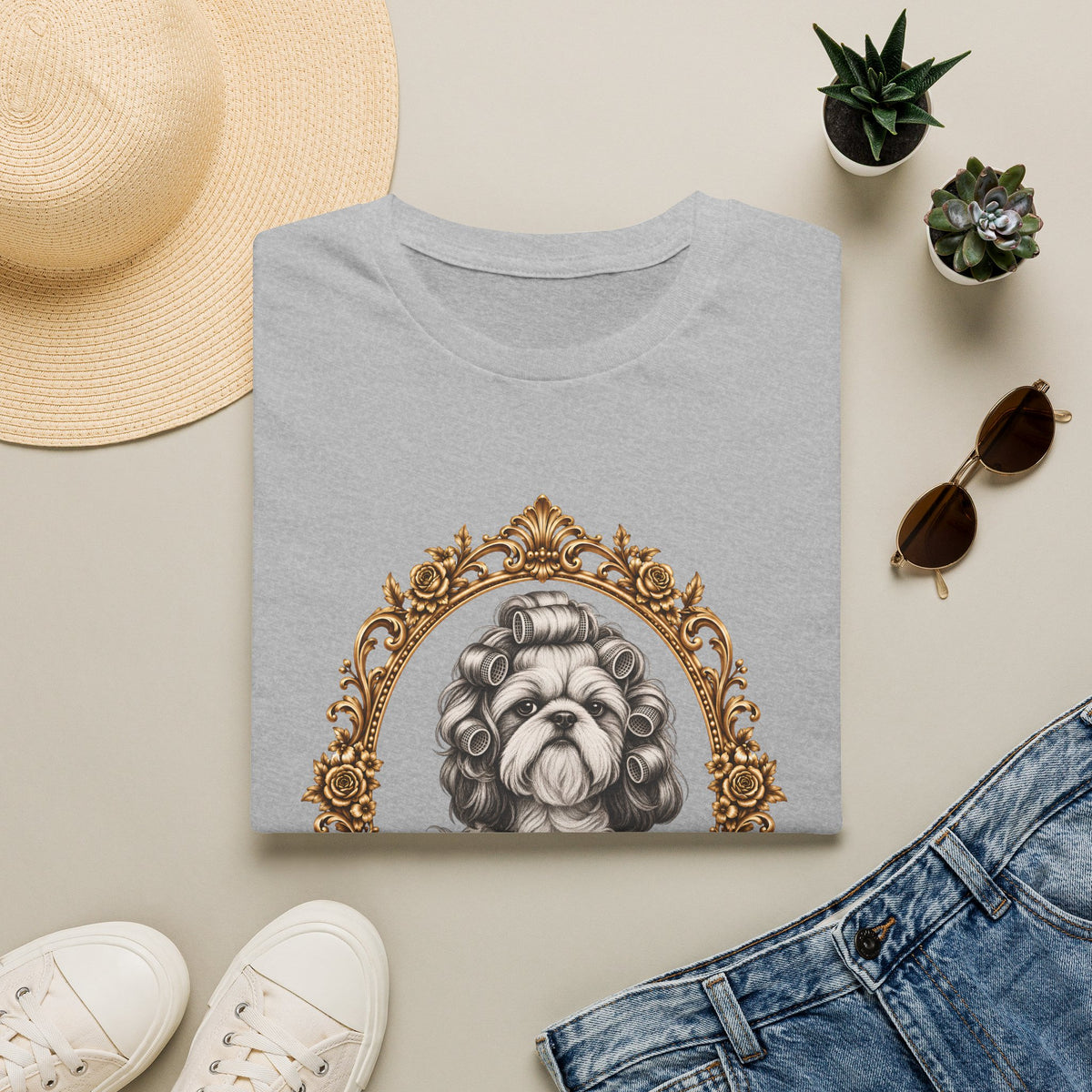 Lady Fluffington – Shih Tzu - Supersoft Unisex T-shirt