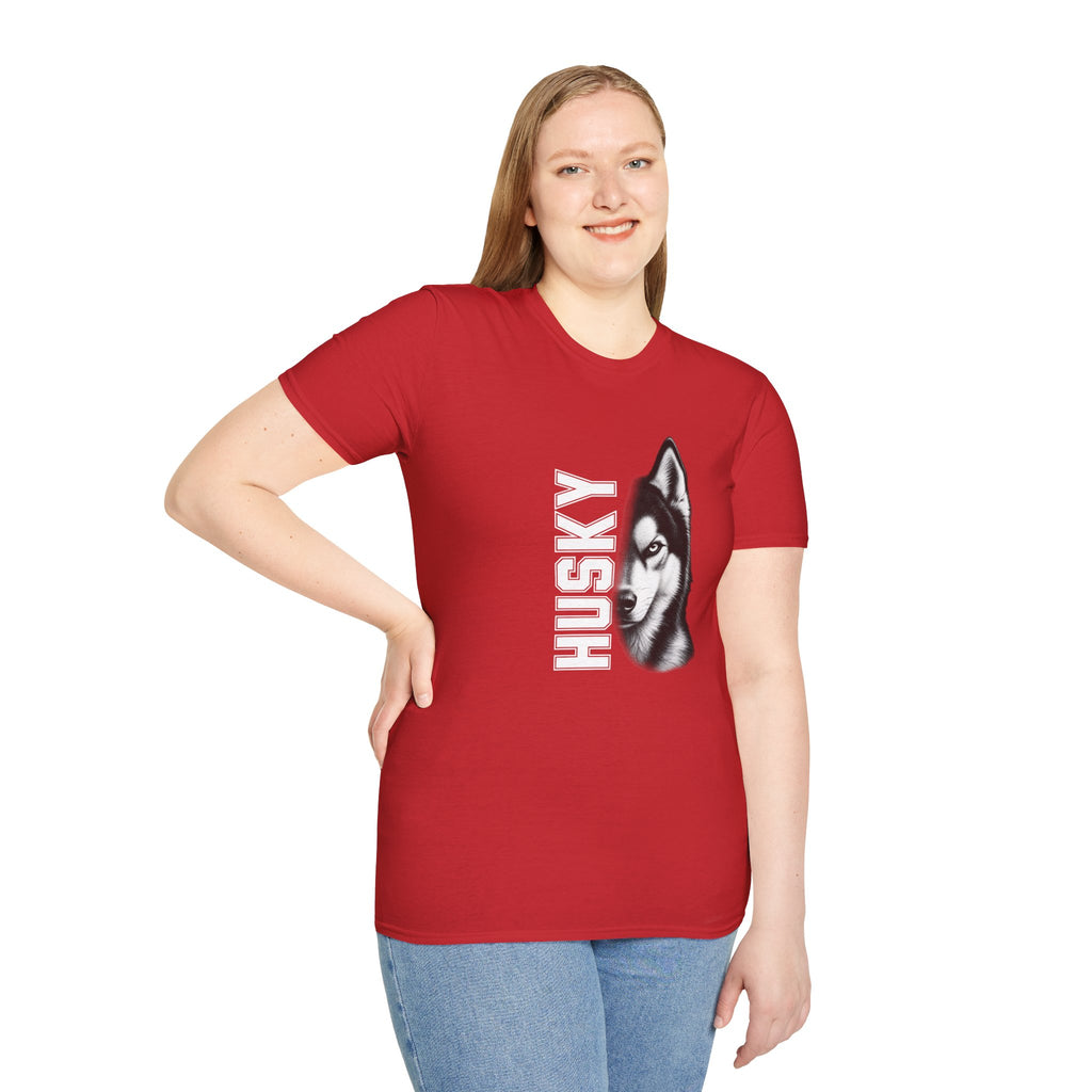 Siberian Husky On Duty - Supersoft Unisex T-shirt