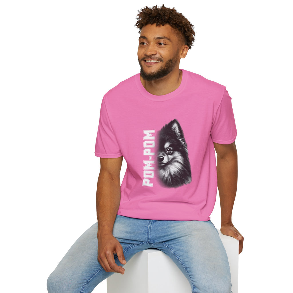 Pomeranian On Duty - Supersoft Unisex T-shirt