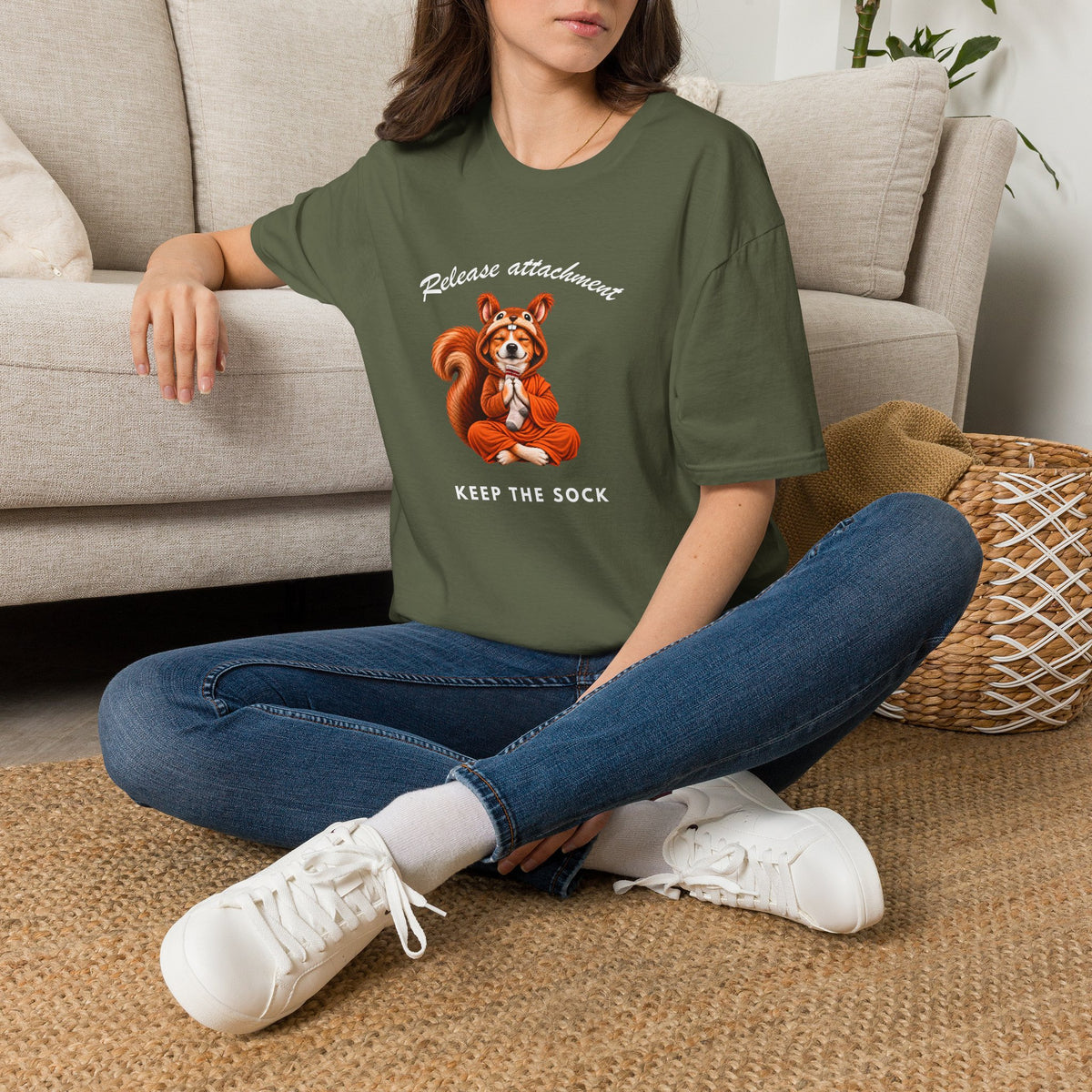 Good Boy's Guide to Enlightenment – Release Attachment, Keep the Sock –  Supersoft Unisex T-Shirt