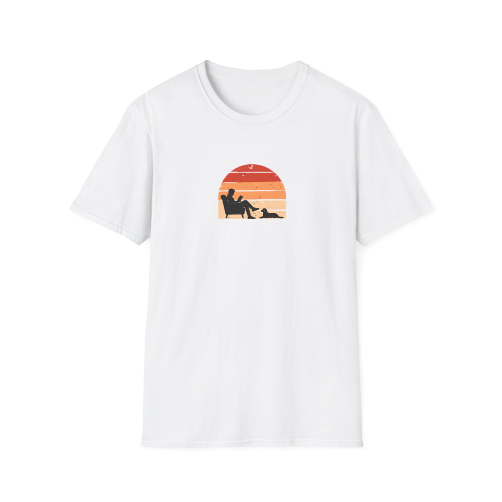A Good Book & My Best Friend –  Supersoft Unisex T-Shirt