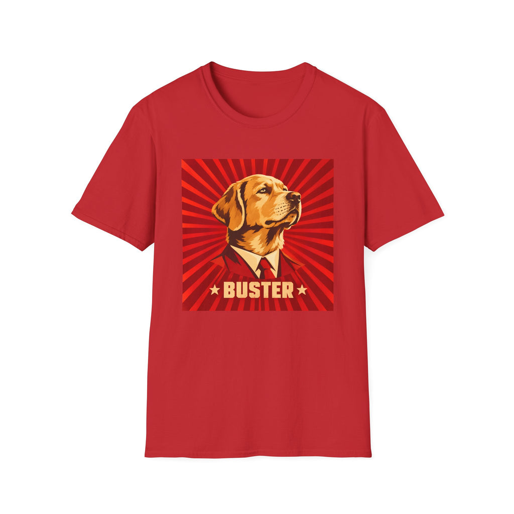 First Comrade Buster – Supreme Leader of the Biscuit Revolution - Supersoft Unisex T-shirt