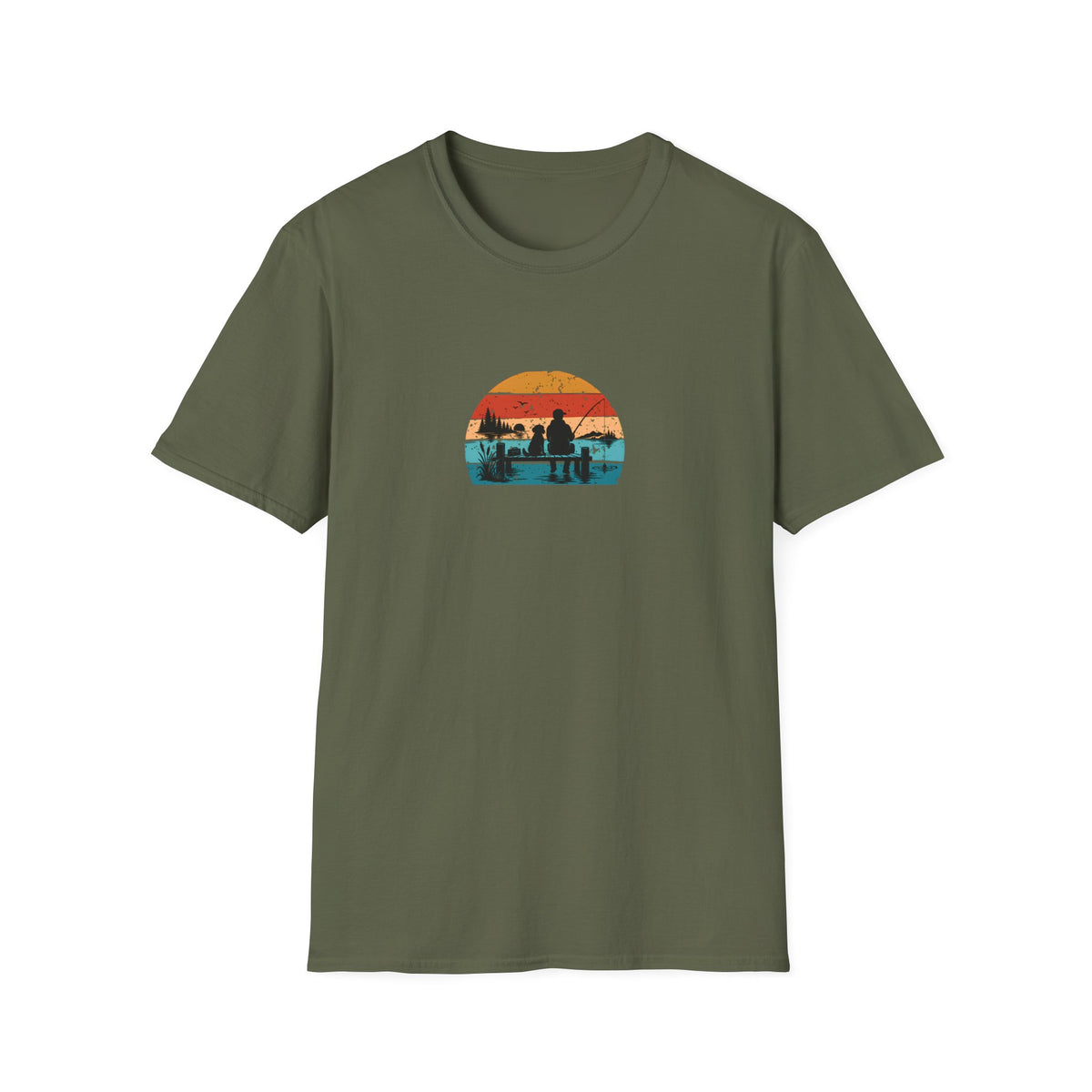 Gone Fishing…With My Best Friend –  Supersoft Unisex T-Shirt