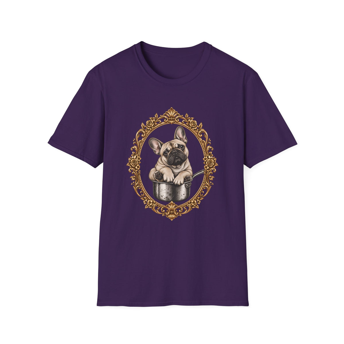 The Duke of Dinner – French Bulldog - Supersoft Unisex T-shirt