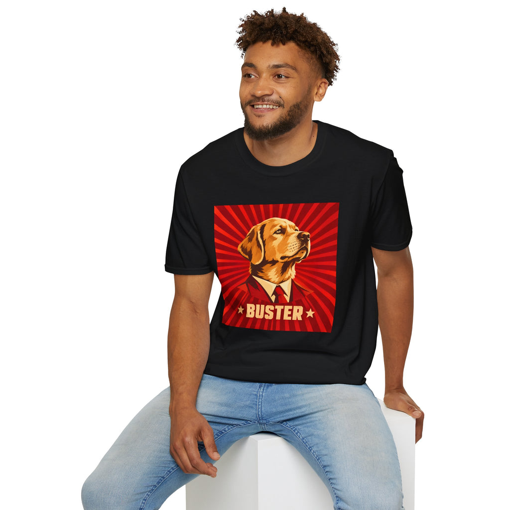 First Comrade Buster – Supreme Leader of the Biscuit Revolution - Supersoft Unisex T-shirt